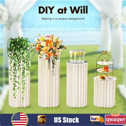 3pcs cylinder pedestal stands - 3pcs,